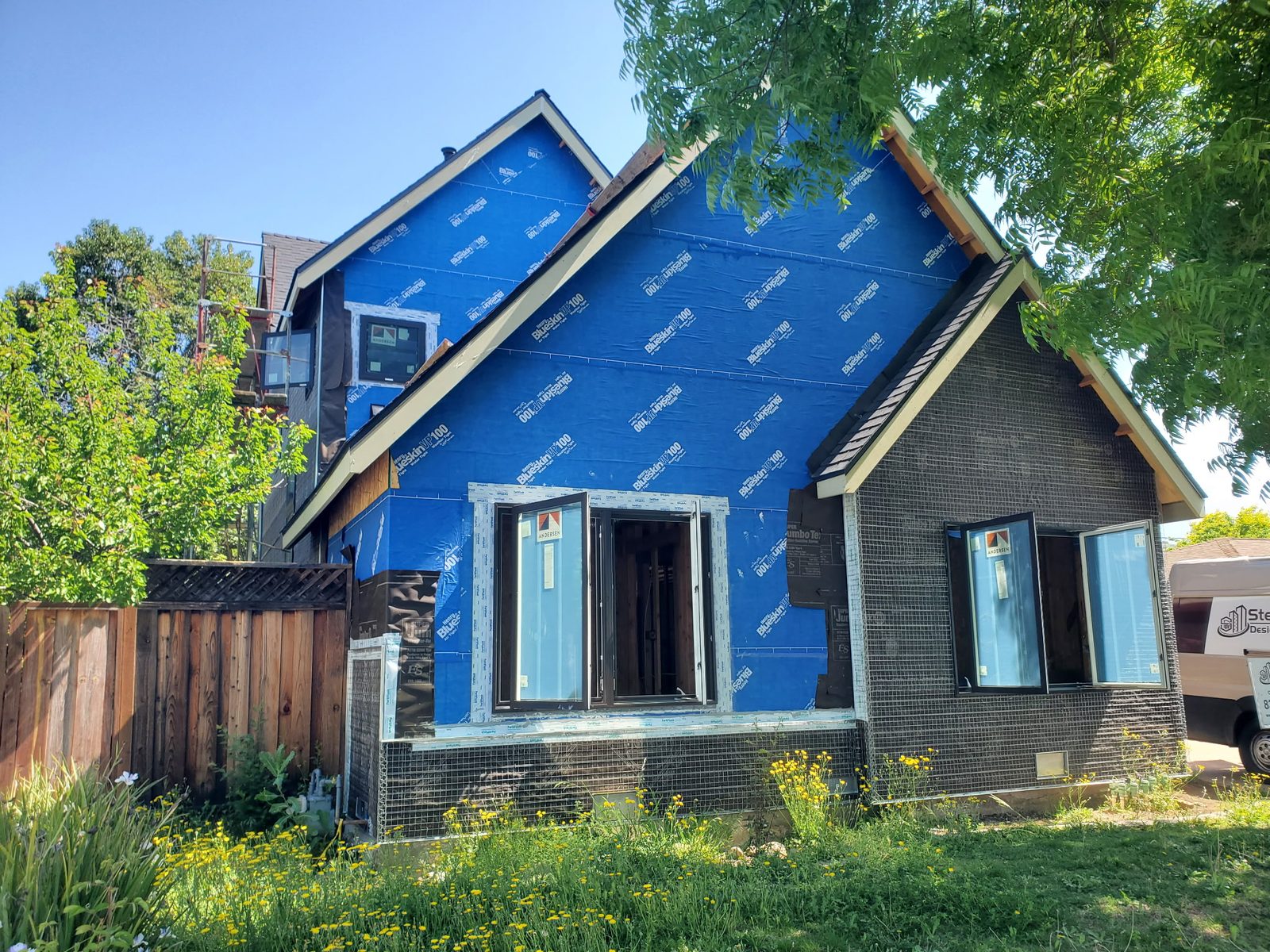 Steadfast Design Builders project in progress in Monterey County