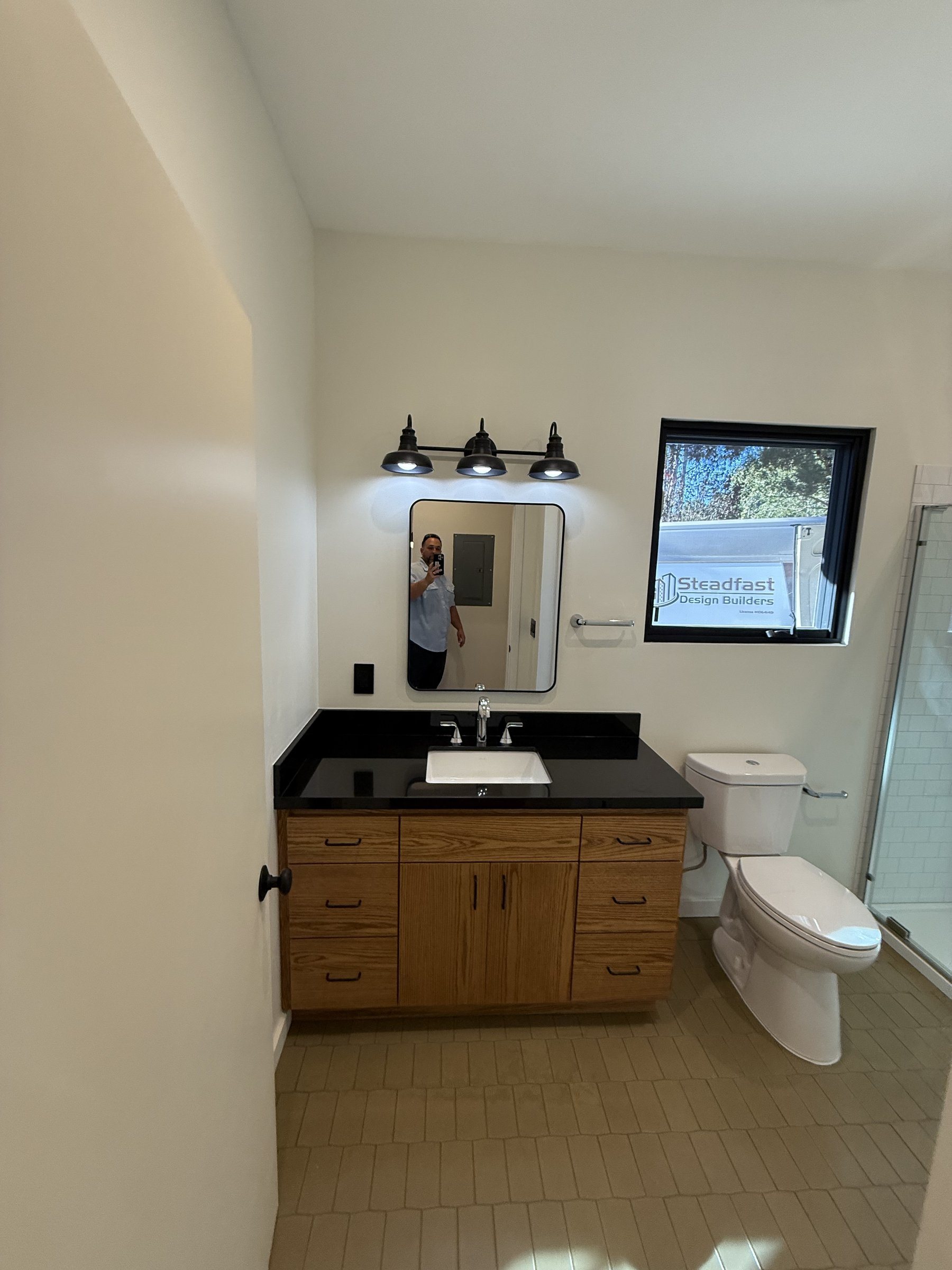 Bathroom Remodeling project by Steadfast Design Builders